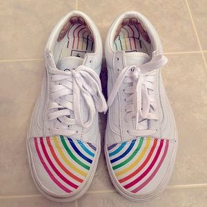 Vans x Flour Shop Sneakers Size 9 Womens